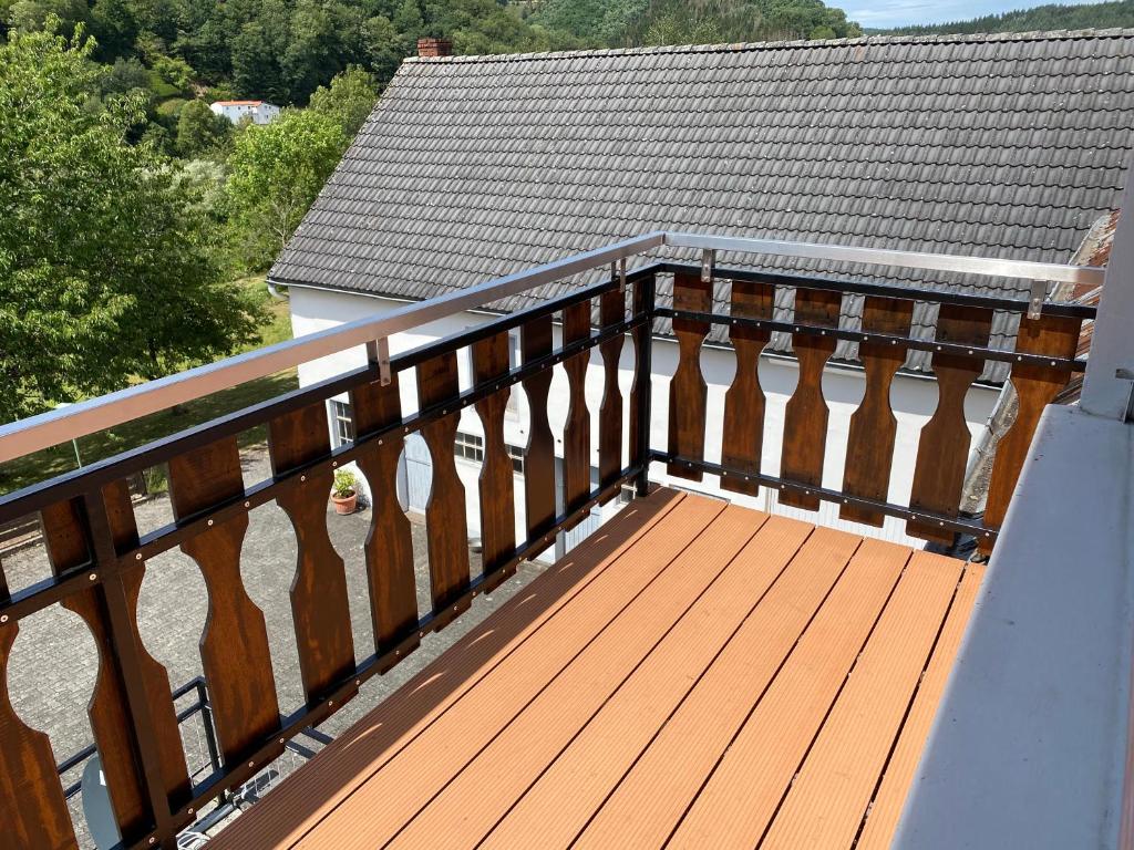 Balkón nebo terasa v ubytování Sabine’s Gästehaus