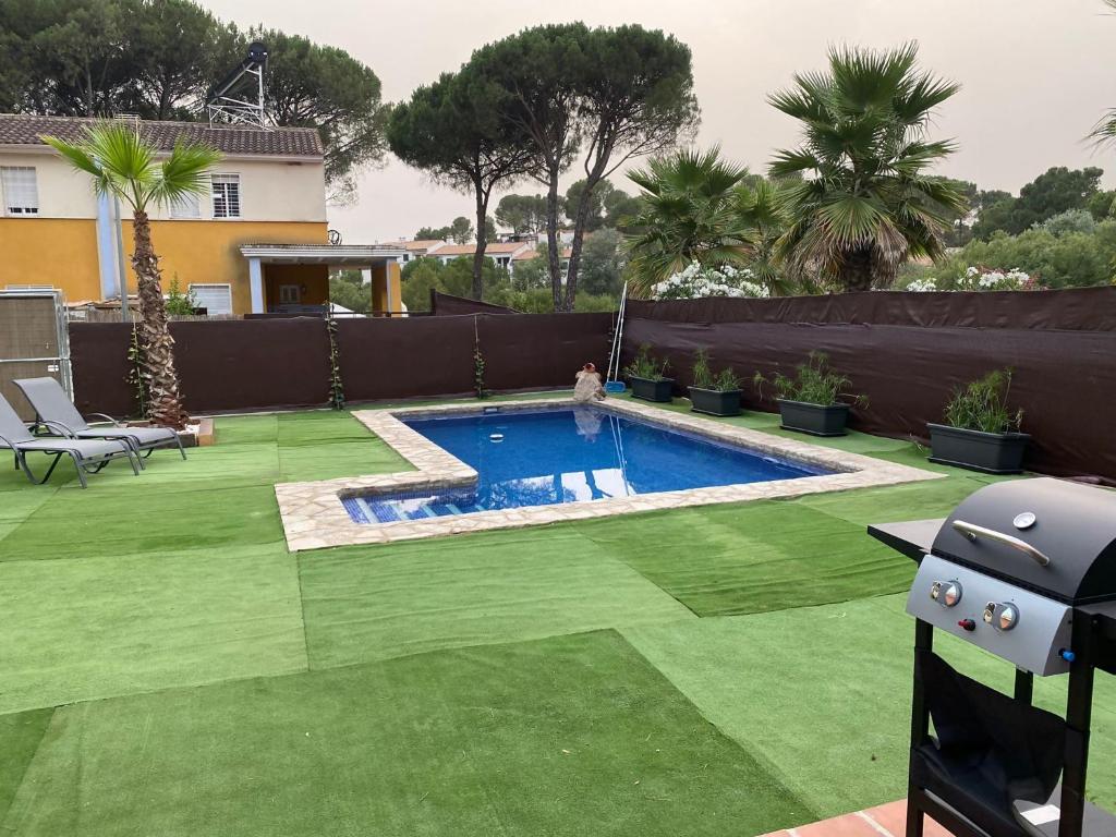 Bazén v ubytování Casa el Paraíso del Lago Alojamiento Rural nebo v jeho okolí