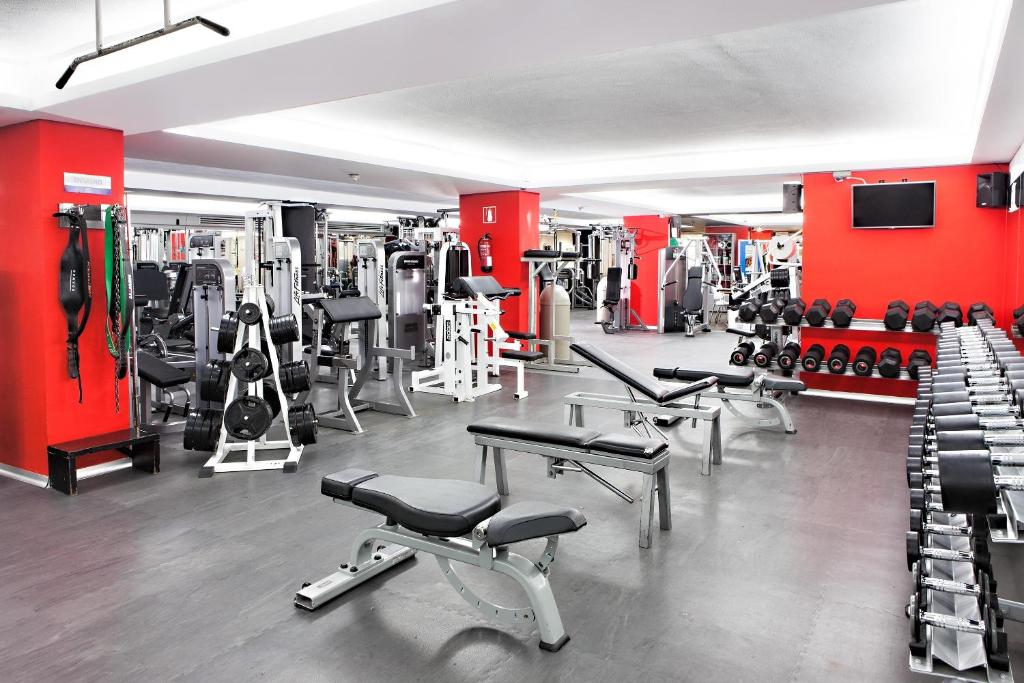 Fitness centrum a/nebo fitness zařízení v ubytování Port Fiesta Park