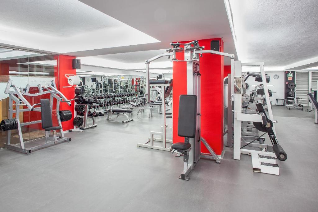 Fitness centrum a/nebo fitness zařízení v ubytování Port Fiesta Park