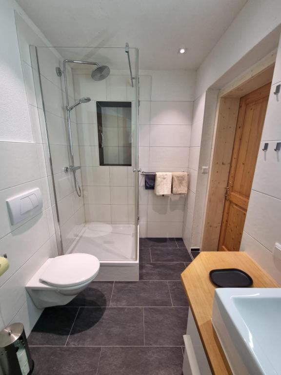 Koupelna v ubytování Ferienwohnung Leismüller