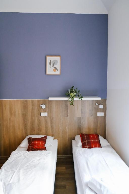Postel nebo postele na pokoji v ubytování Prague Dream Hostel