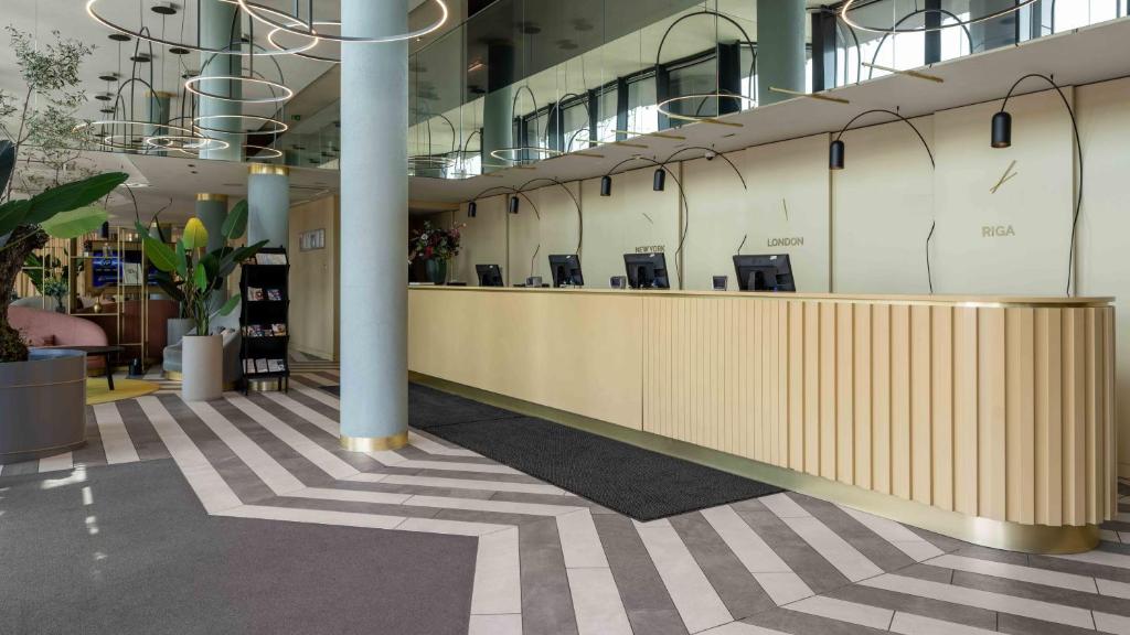 Vstupní hala nebo recepce v ubytování Wellton Riverside SPA Hotel