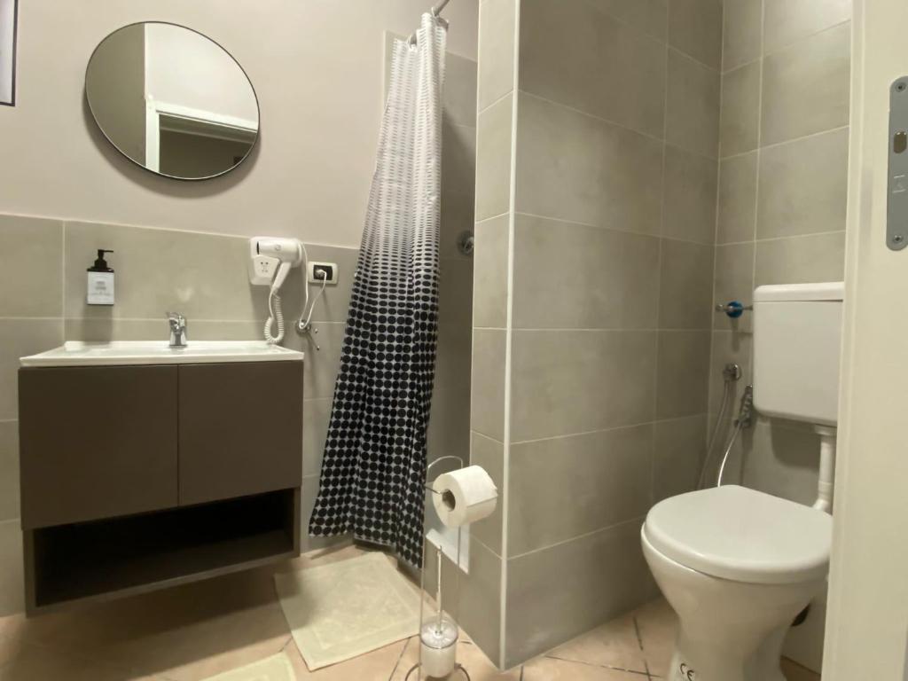 Koupelna v ubytování Casa Giulia FORUM ASSAGO M2 M1 Milano CENTRO