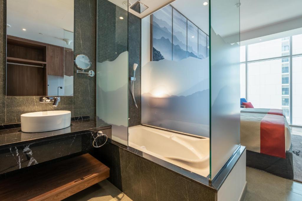 Koupelna v ubytování Sky Bay Dubai Business Bay