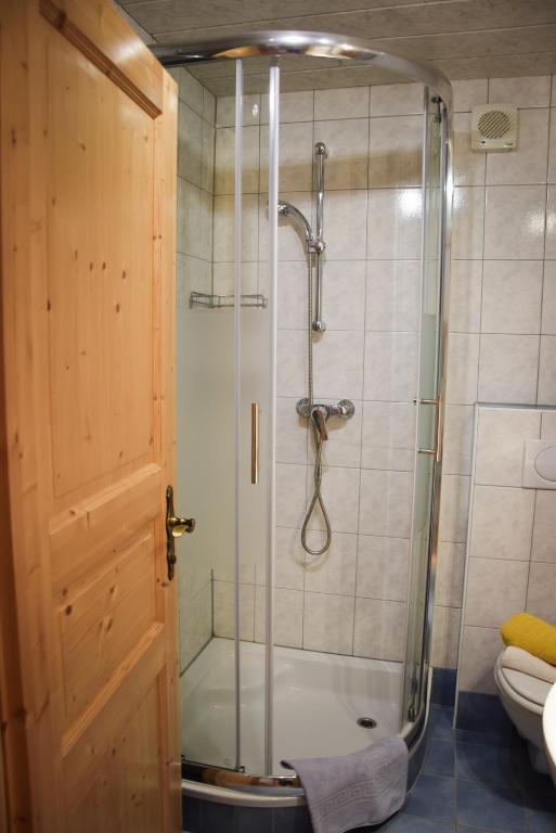 Koupelna v ubytování Temelerhof