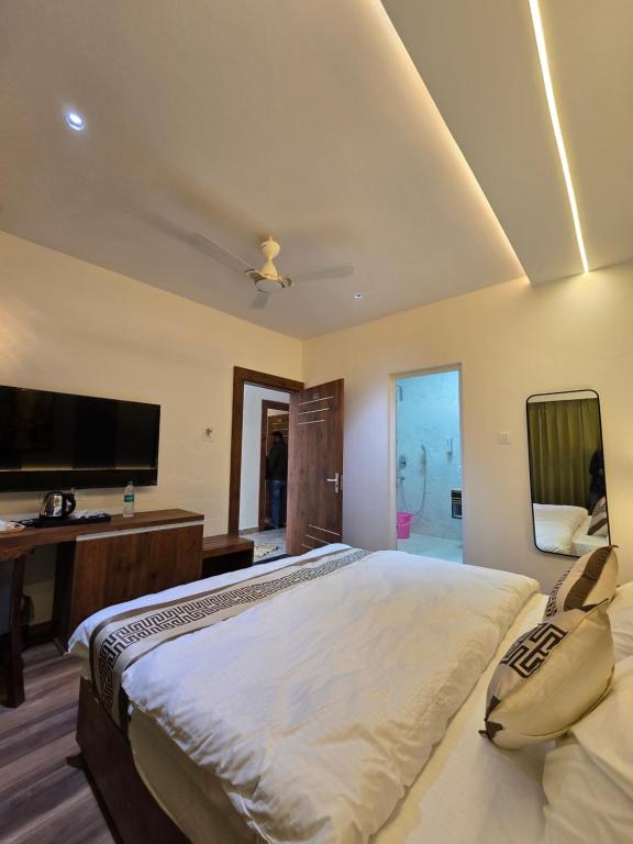 Postel nebo postele na pokoji v ubytování Hotel Fortune