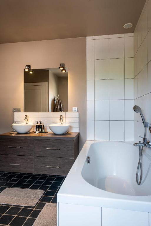 Koupelna v ubytování B&B La Cereza