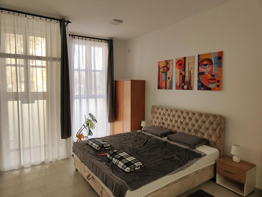 Postel nebo postele na pokoji v ubytování Apartman Opačić 1