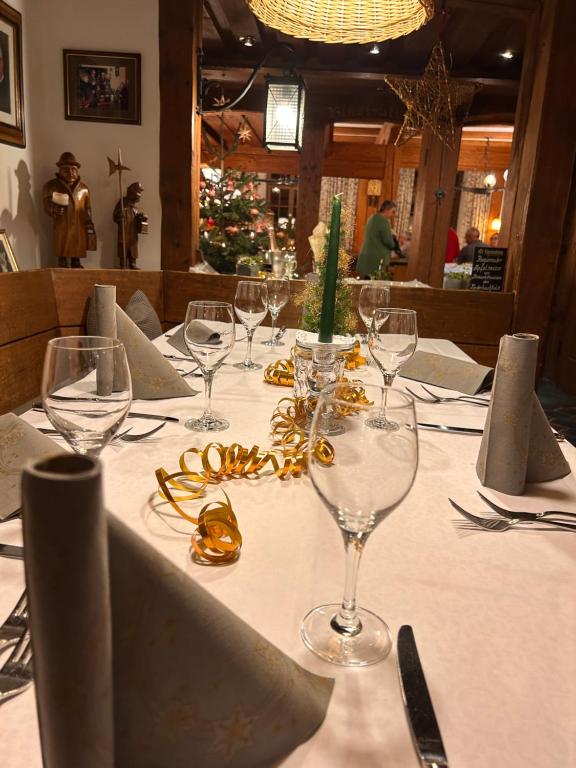 Restaurace v ubytování Landgasthof Hirschen