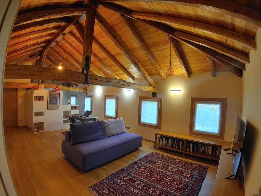 Posezení v ubytování Casa Simoni