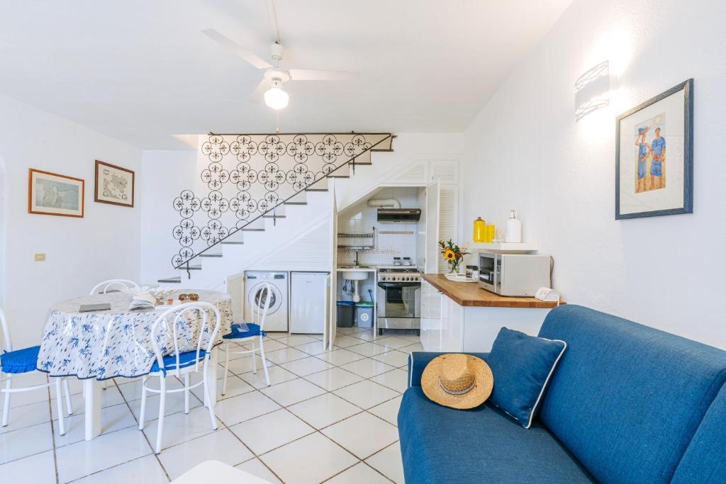Η κουζίνα ή μικρή κουζίνα στο Gardenia Mare Apartments