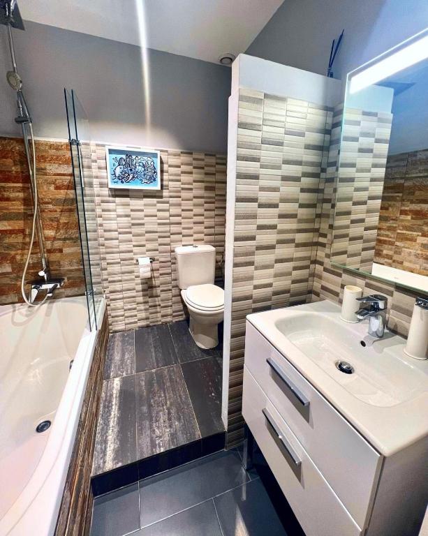 Kúpeľňa v ubytovaní Luxury Central Apartment