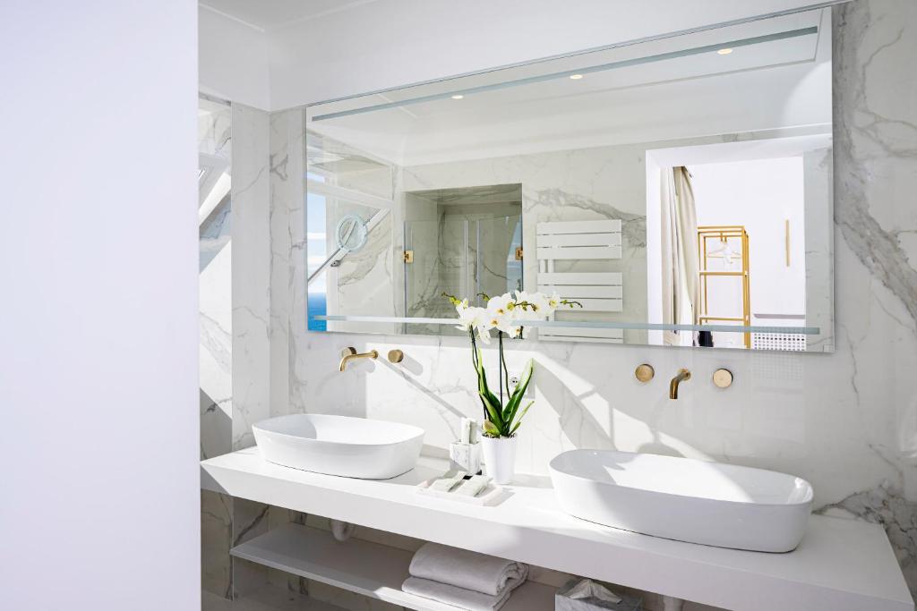 Koupelna v ubytování Gianlica Suites Positano