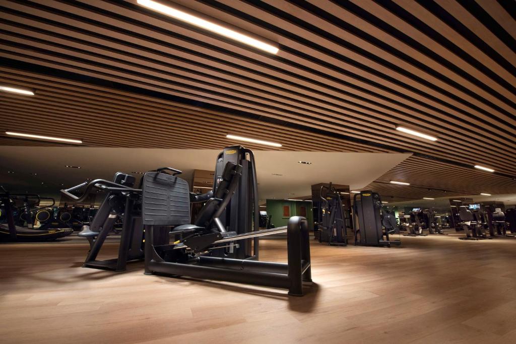 Fitness centrum a/nebo fitness zařízení v ubytování Hilton Petaling Jaya