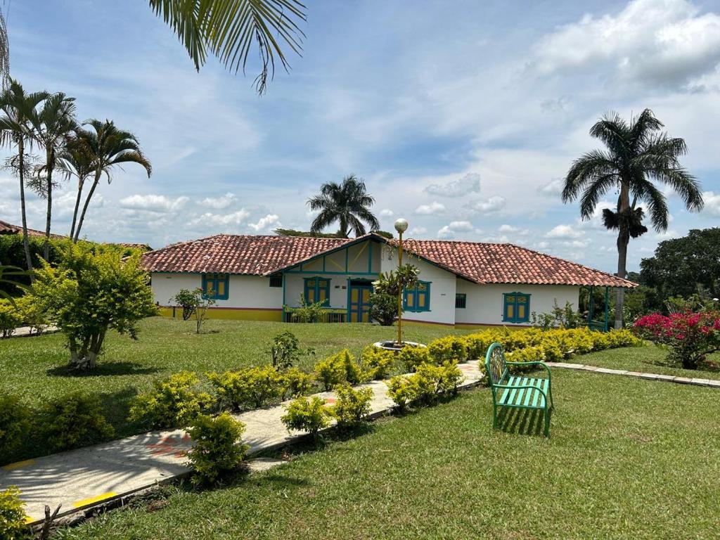 Zahrada ubytování FINCA HOTEL TRADICION CAFETERA