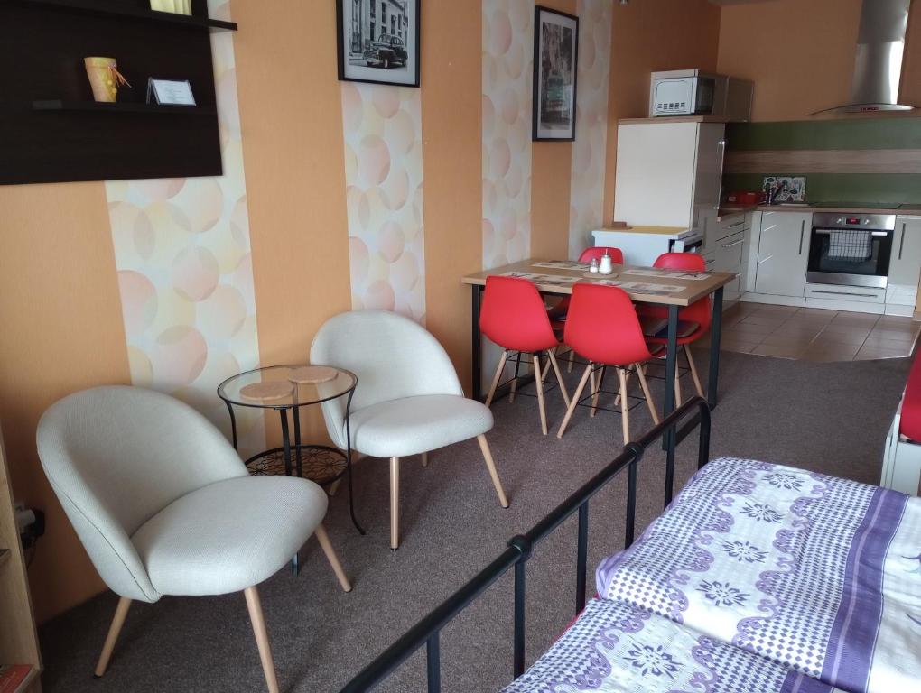 Kuchyňa alebo kuchynka v ubytovaní Apartmán Rezidence Čertovka 2121 free parking garage