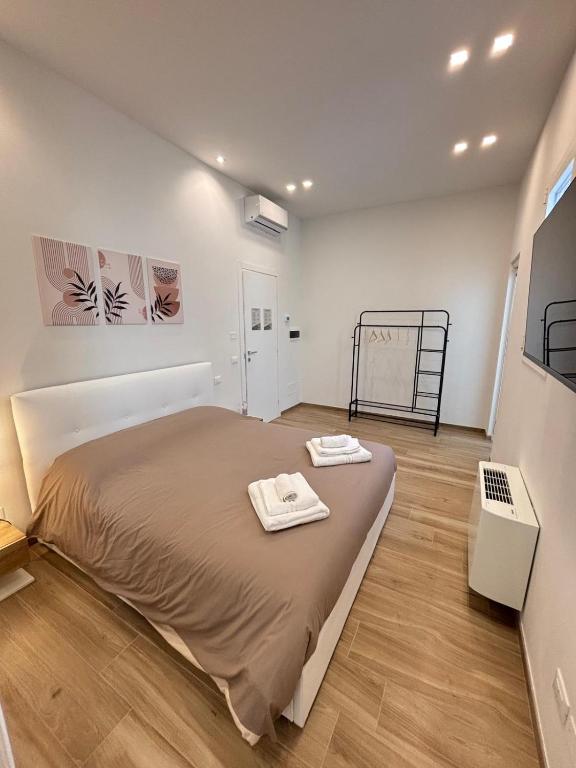 Postel nebo postele na pokoji v ubytování Le Terricate B&B