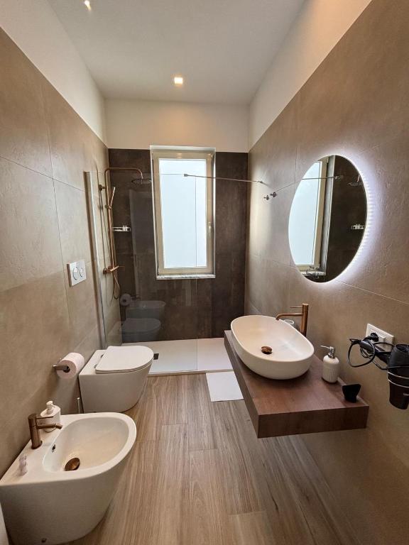 Koupelna v ubytování Le Terricate B&B