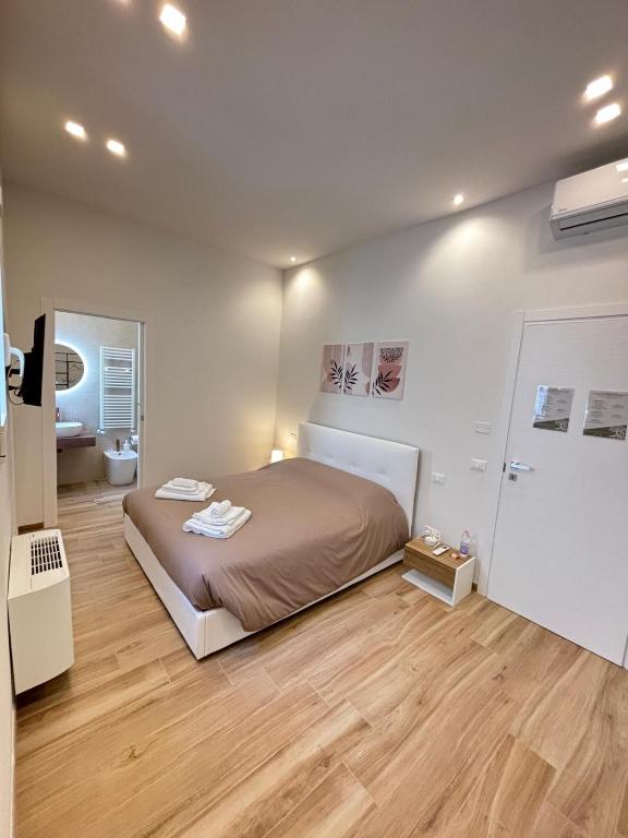 Postel nebo postele na pokoji v ubytování Le Terricate B&B
