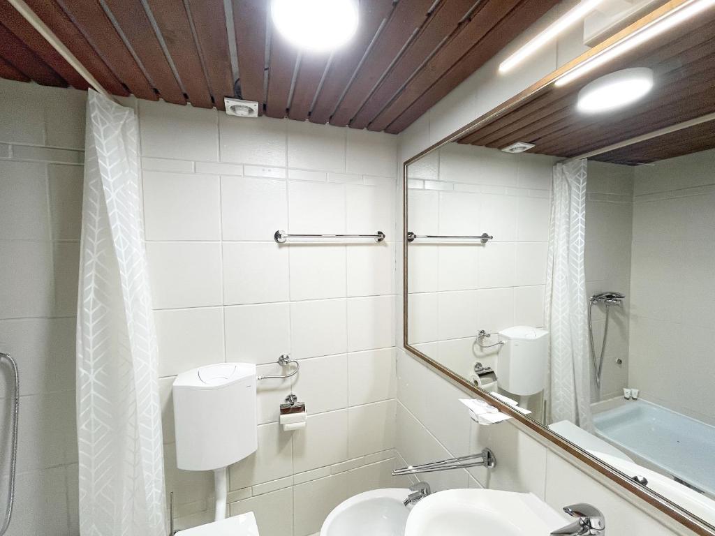 Koupelna v ubytování Reich Motel