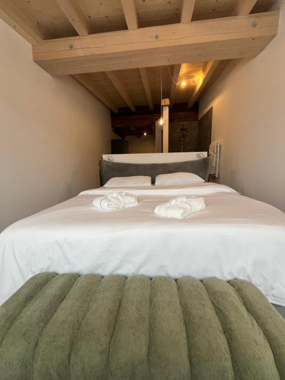 Postel nebo postele na pokoji v ubytování Wolter Landhaus