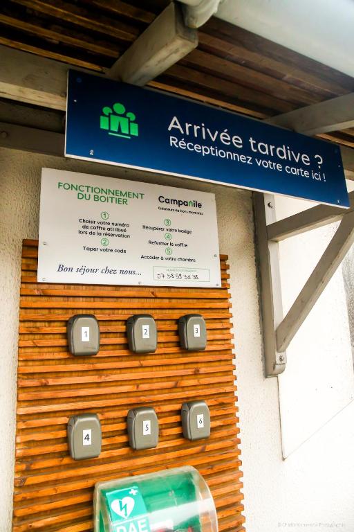 Certifikát, hodnocení, plakát nebo jiný dokument vystavený v ubytování Campanile Montargis - Amilly