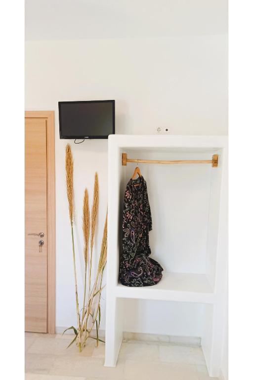 TV a/nebo společenská místnost v ubytování Surfer Studios