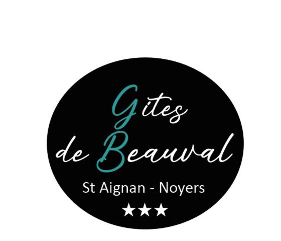 Ein schwarzes und weißes Schild mit den Worten "Cities de be Bankett" in der Unterkunft La Tribu de Beauval 6ch grand terrain et parking privé in Saint-Aignan