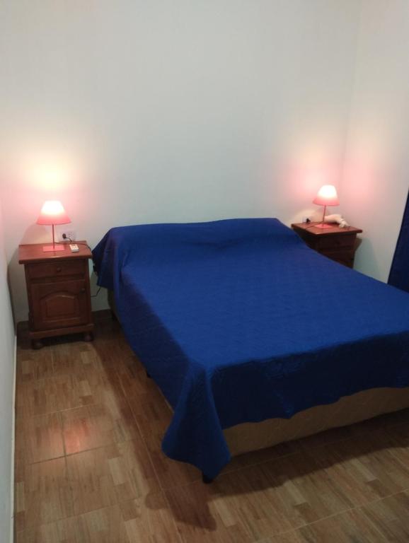 Postel nebo postele na pokoji v ubytování Cabaña La Angostura