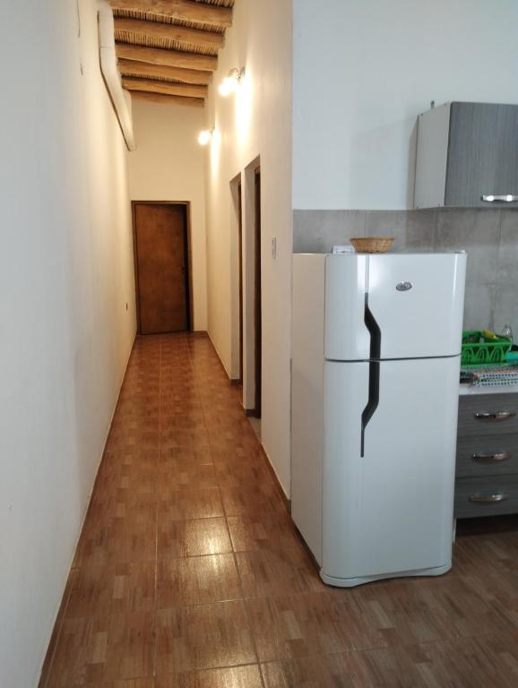 Kuchyň nebo kuchyňský kout v ubytování Cabaña La Angostura