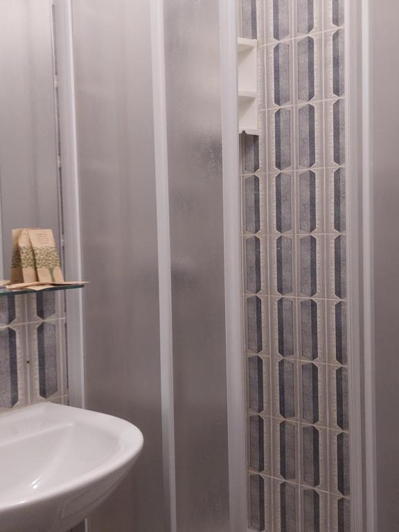 Koupelna v ubytování Hotel Villa Grazia