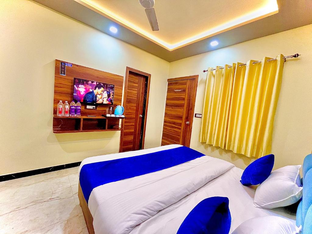 TV a/nebo společenská místnost v ubytování Hotel Agra YS Taj Hotel