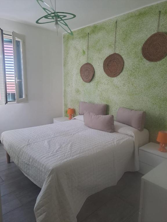 Postel nebo postele na pokoji v ubytování Sun Home