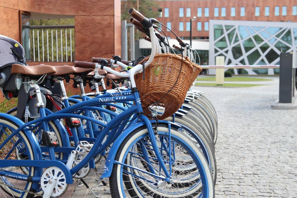Jízda na kole v ubytování Hotel Narvil Conference & Spa nebo okolí
