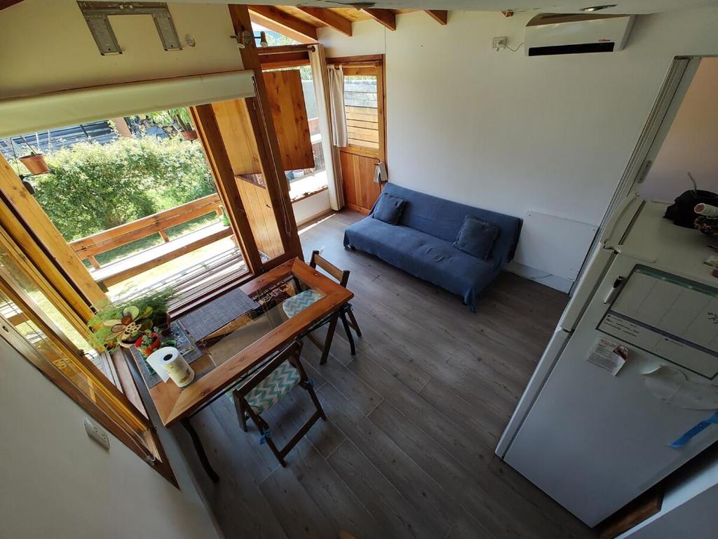 Kuchyň nebo kuchyňský kout v ubytování Cabaña Jardín del Río