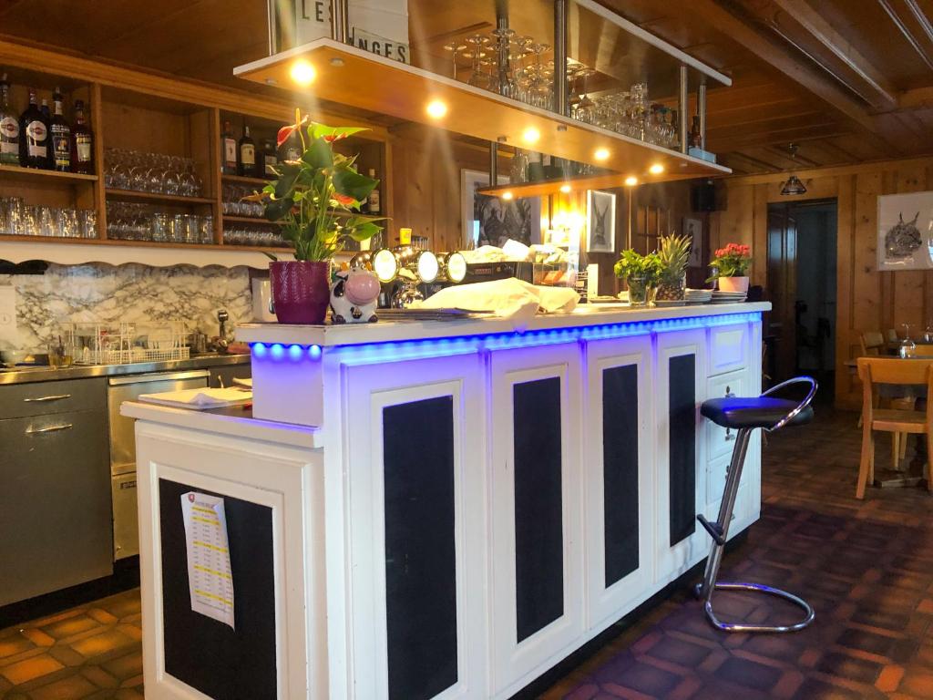 Salone o bar di Auberge de l'Ange