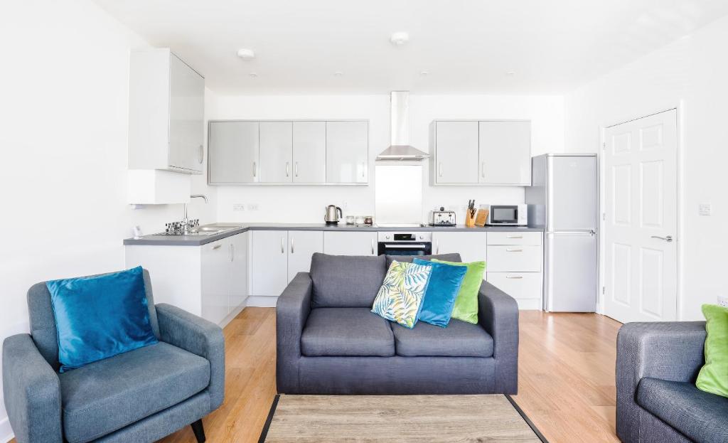 Modern, City living Apartments- Private parking - İki Yatak Odalı Daire
