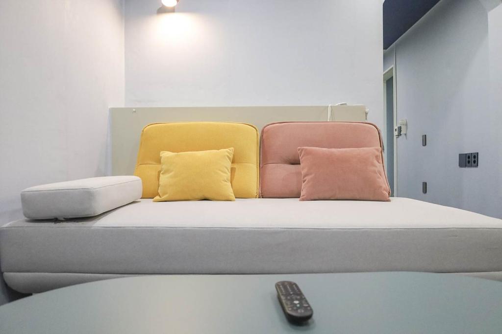 Postel nebo postele na pokoji v ubytování Hotel Stay Q Daejeon