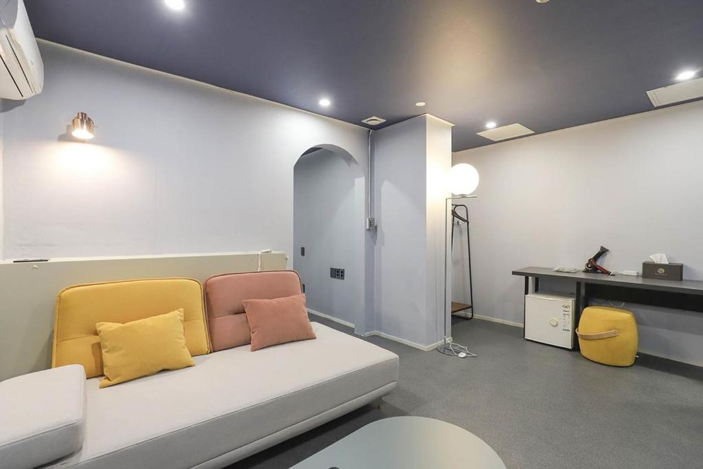 Posezení v ubytování Hotel Stay Q Daejeon