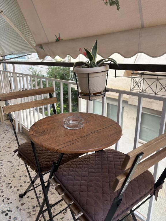 Balkón nebo terasa v ubytování Apartment near Mikrolimano