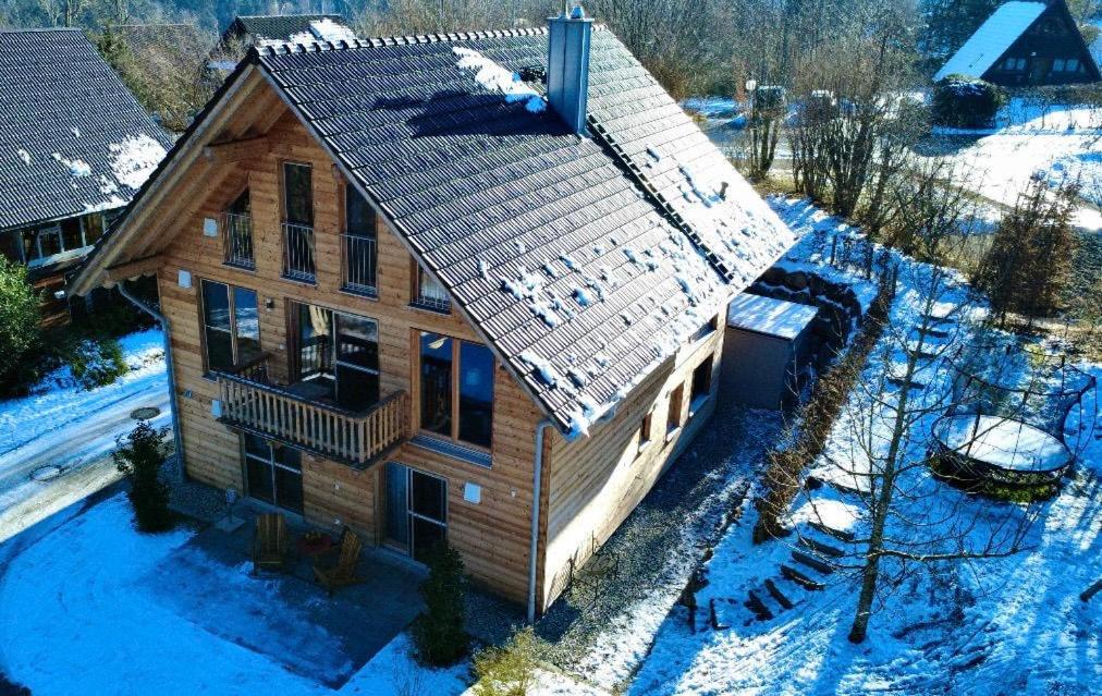 Haus Kleeblatt im Chiemgau v zimě