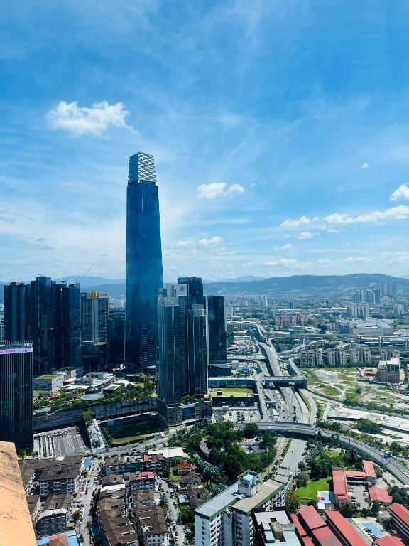 Nespecifikovaný výhled na destinaci Kuala Lumpur nebo výhled na město při pohledu z apartmánu