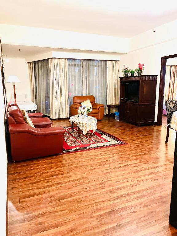 Posezení v ubytování RESORT SUITES AT BARJAYA TIMES SQUARE kL