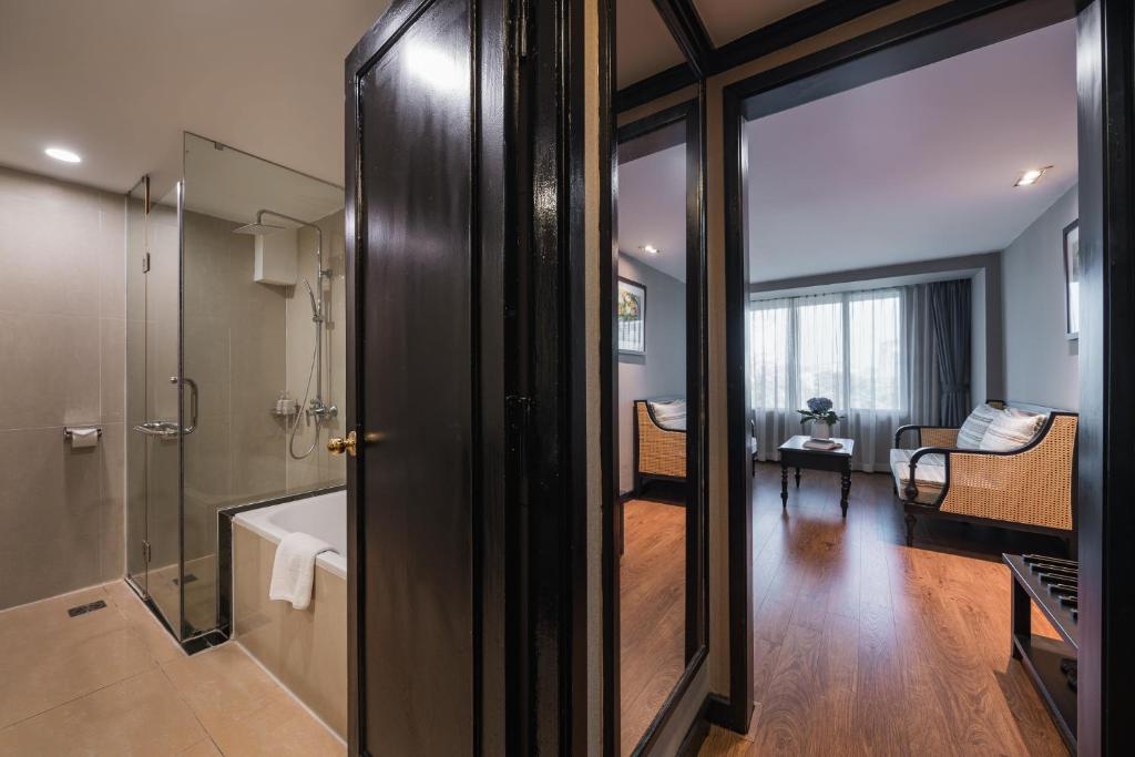 Koupelna v ubytování La Passion Classic Hotel