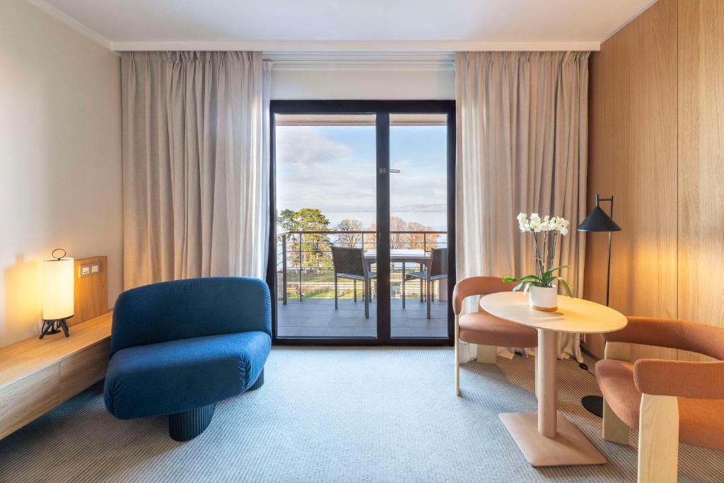 Posezení v ubytování Hilton Evian Les Bains