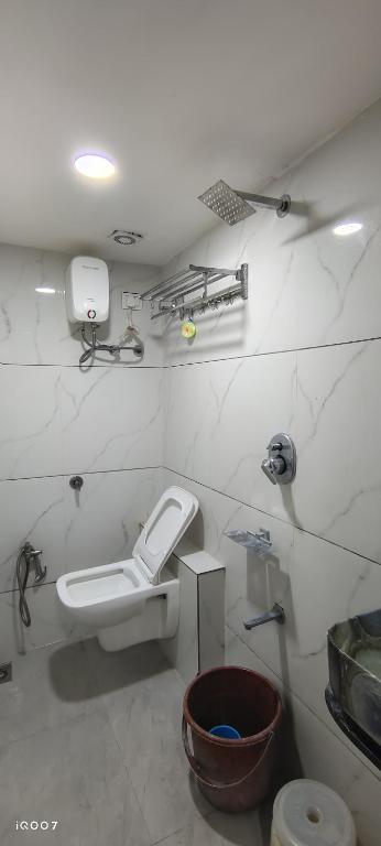 Koupelna v ubytování Hotel Primeland Villa Gota