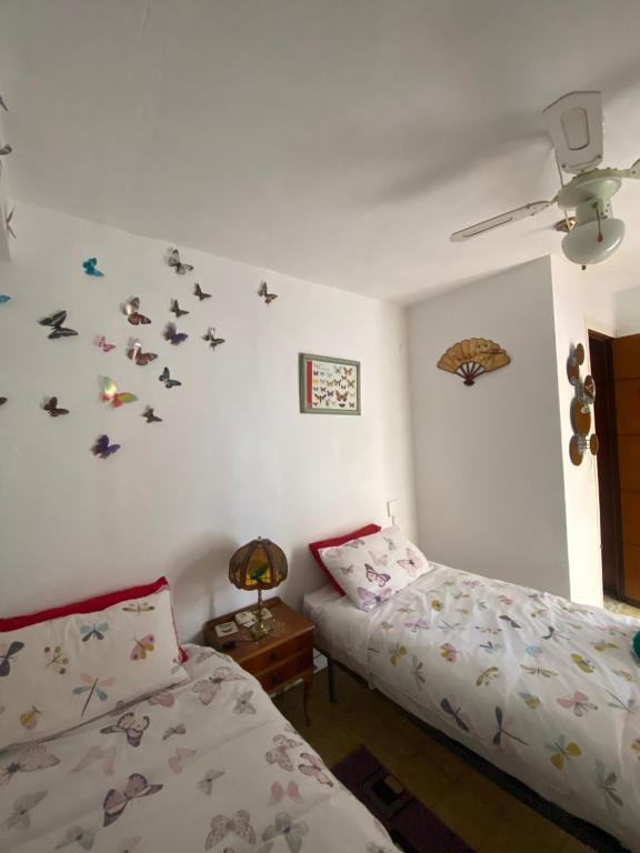Postel nebo postele na pokoji v ubytování Ebro Valley Apartment