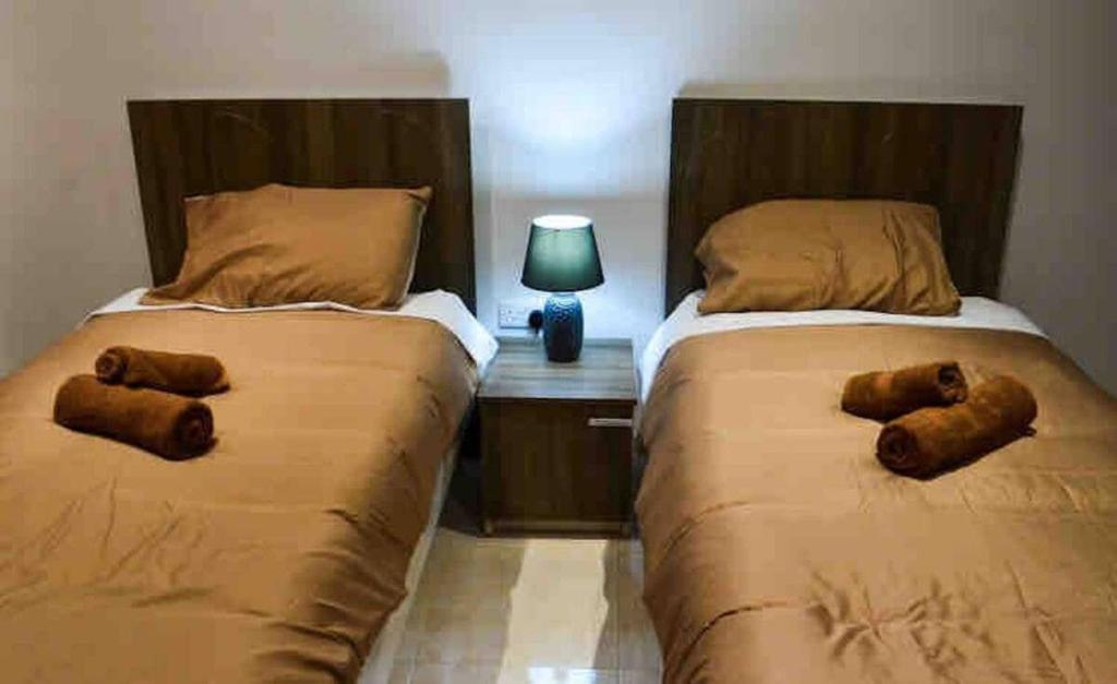 Postel nebo postele na pokoji v ubytování Msida Classic Flat 13, close to Valletta, Sliema & Sea