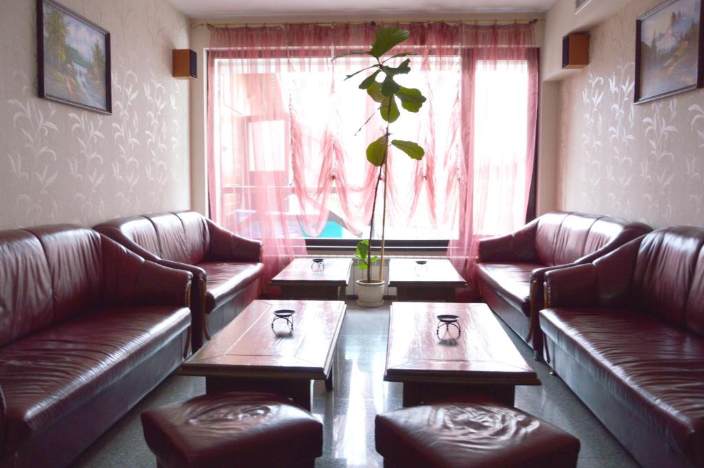 Posezení v ubytování Hotel Dumanov
